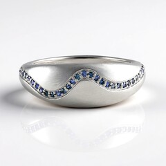 Anello in argento con Zaffiro Blu (SAELOCANA)