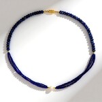 Collana in argento con Perla d'Acqua Dolce Bianca (Adela Silber)