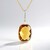 Collana in oro con Citrino Brandy