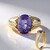 Anello in oro con Tormalina Paraiba non riscaldata (de Melo)