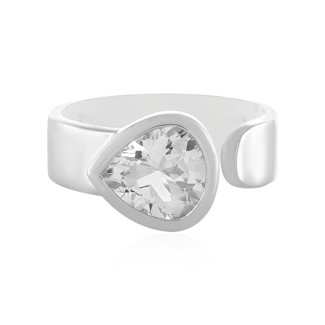 Bague en argent et Danburite (de Melo)