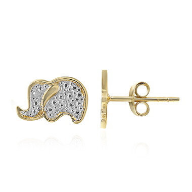 Boucles d'oreilles en argent et Diamant I3 (I)