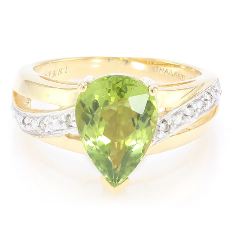 Anello in oro con Tormalina Paraíba (AMAYANI)