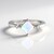 Anello in argento con Opale di Welo