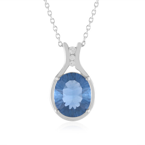 Collana in argento con Fluorite Cangiante