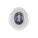 Colgante en plata con Topacio Místico  (MONOSONO COLLECTION)