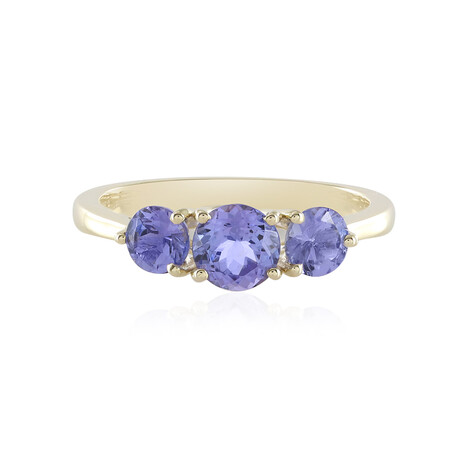 Anello in oro con Tanzanite AAA (de Melo)