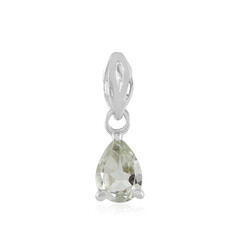 Green Amethyst Silver Pendant