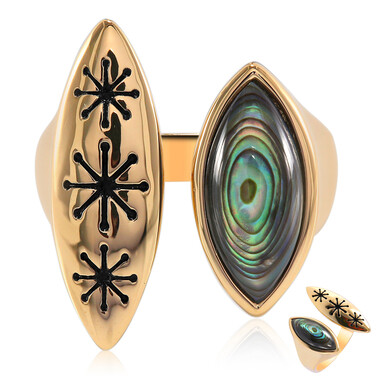 Abalone-Muschel-Silberring (TPC)