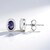 Orecchini in argento con Iolite