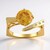Anello in oro con Sfalerite (de Melo Gold)