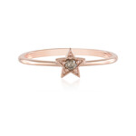 Anillo en plata con Diamante I3 champán