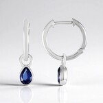 Orecchini in argento con Cianite del Nepal