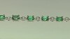 Zilveren armband met Groene Apatieten