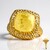 Anello in argento con Ambra Baltica Limone (dagen)