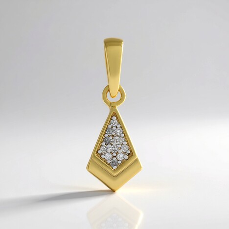 Ciondolo in argento con Diamante I2 (I)