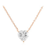 Collier en argent et Topaze blanche