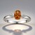 Anello in argento con Topazio Tepetate