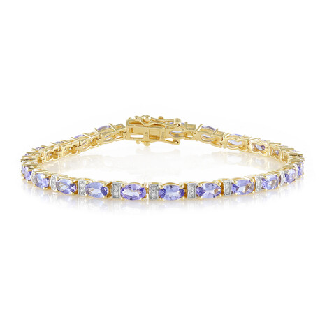 Brazalete en plata con Tanzanita