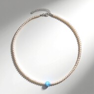 Collana in argento con Larimar