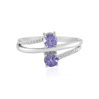 Anello in argento con Tanzanite