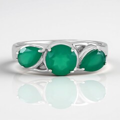 Anello in argento con Agata