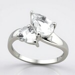 Anello in argento con Danburite