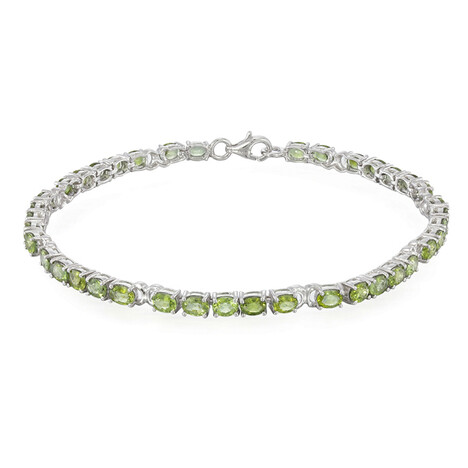 Brazalete en plata con Turmalina Paraíba