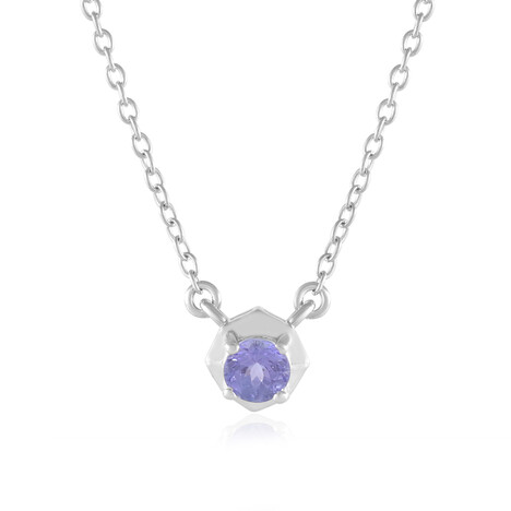 Collier en argent et Tanzanite (de Melo)
