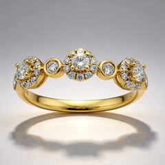 Anello in oro con Diamante SI1 (H) (CIRARI)
