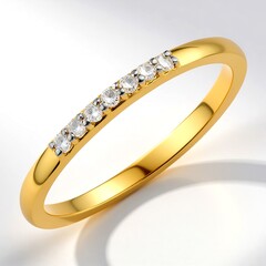Bague en argent et Diamant I3 (J)