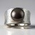 Anello in argento con Perla Tahitiana (TPC)