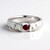 Bague en argent et Rubis de Tanzanie (de Melo Essence)