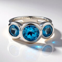 Anello in argento con Topazio Marambaia