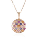 Collier en argent et Grenat Hessonite (KM by Juwelo)