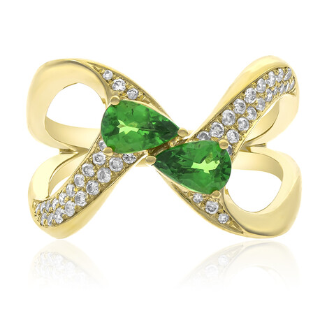 Anello in oro con Tsavorite AAA (CIRARI)