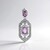 Ciondolo in argento con Ametista Rose de France