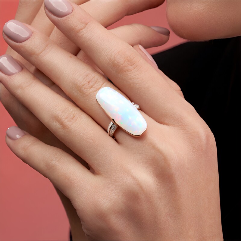 Welo-Opal-Goldring (de Melo)