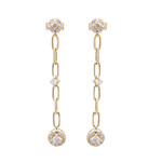 Boucles d'oreilles en or et Diamant SI1 (H) (CIRARI)