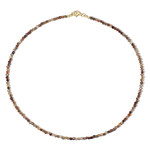 Collar en plata con Zircón fantasía