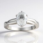 Anello in argento con Kunzite Bianca (Pallanova)