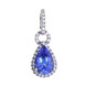 18K AAA Tanzanite Gold Pendant (CIRARI)