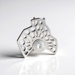 Ciondolo in argento con Zircone (MONOSONO COLLECTION)