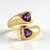 Anello in argento con Ametista Siberiana (de Melo)