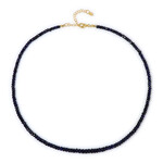 Collana in argento con Zaffiro Blu