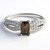 Anello in argento con Quarzo Fumè