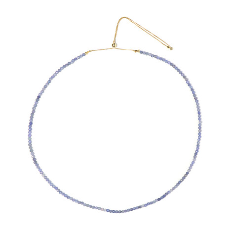Collier en argent et Tanzanite