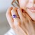 Zilveren ring met een Charoite