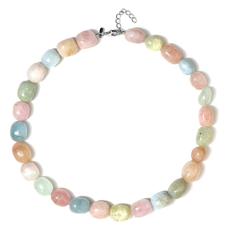 Collar en plata con Berilo fantasía