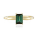 9K Benedito Green Tourmaline Gold Ring